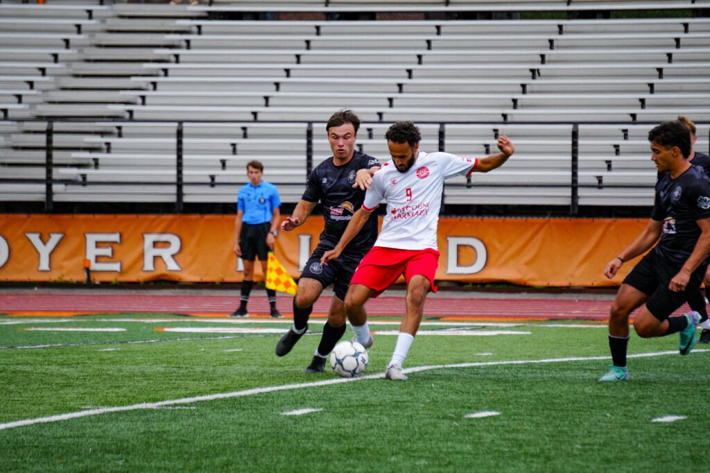 FCY player passing the ball